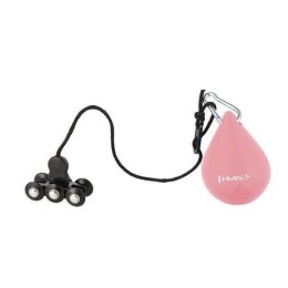 Hula Hop HMS HHW12 plus size z wypustkami i obciążnikiem różowy