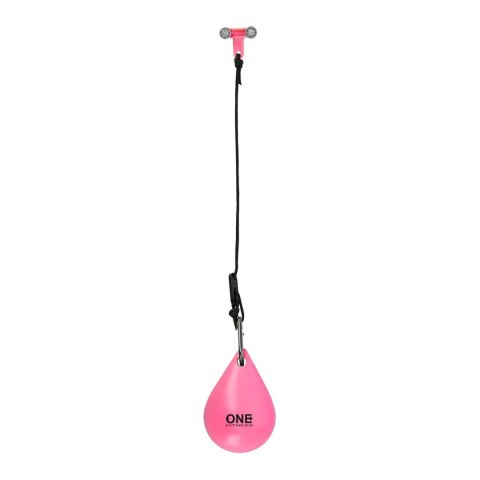 Hula Hop One Fitness OHA02 z obciążnikiem i wypustkami różowy Hula Hop One Fitness OHA02 z obciążnikiem i wypustkami różowy