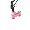 Hula Hop One Fitness OHA02 z obciążnikiem i wypustkami różowy