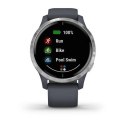 Zegarek Garmin VENU Silver Granite Blue band (WYPRZEDAŻ)