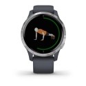 Zegarek Garmin VENU Silver Granite Blue band (WYPRZEDAŻ)