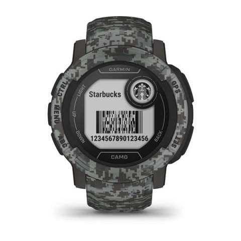 Zegarek sportowy Garmin Instinct 2 Camo Edition Graphite Camo Zegarek sportowy Garmin Instinct 2 Camo Edition Graphite Camo