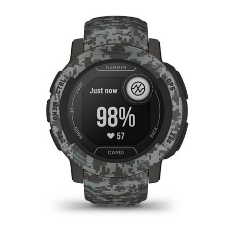 Zegarek sportowy Garmin Instinct 2 Camo Edition Graphite Camo Zegarek sportowy Garmin Instinct 2 Camo Edition Graphite Camo