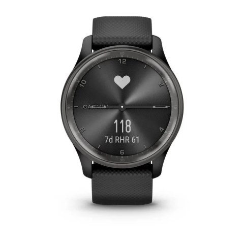 Zegarek sportowy Garmin Vivomove Trend Black Zegarek sportowy Garmin Vivomove Trend Black