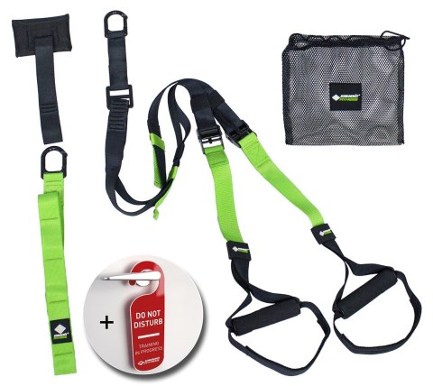 Zestaw do wzmacniania mięśni Schildkrot Sling Trainer czarno-zielony 960026 Zestaw do wzmacniania mięśni Schildkrot Sling Trainer czarno-zielony 960026