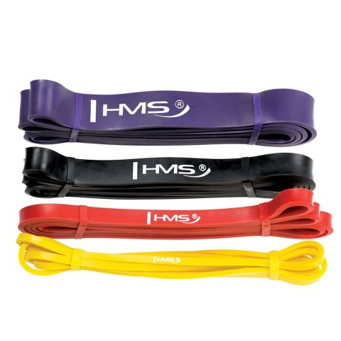 Gumy do ćwiczeń - zestaw HMS GU05 SET Gumy do ćwiczeń - zestaw HMS GU05 SET