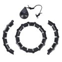 Hula Hop HMS HHW11 Plus Size z wypustkami i obciążeniem czarny