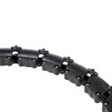Hula Hop HMS HHW11 Plus Size z wypustkami i obciążeniem czarny