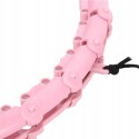 Hula Hop HMS HHW11 Plus Size z wypustkami i obciążeniem jasnoróżowy