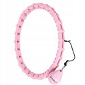 Hula Hop HMS HHW11 Plus Size z wypustkami i obciążeniem jasnoróżowy