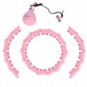 Hula Hop HMS HHW11 Plus Size z wypustkami i obciążeniem jasnoróżowy