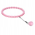 Hula Hop HMS HHW11 Plus Size z wypustkami i obciążeniem jasnoróżowy