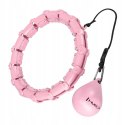 Hula Hop HMS HHW11 Plus Size z wypustkami i obciążeniem jasnoróżowy
