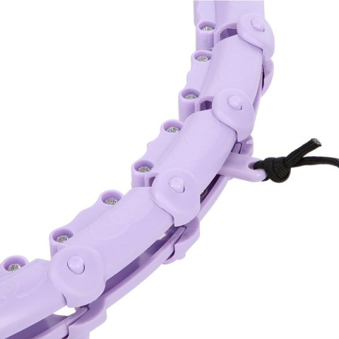 Hula Hop One Fitness OHA02 z obciążnikiem i wypustkami fioletowy Hula Hop One Fitness OHA02 z obciążnikiem i wypustkami fioletowy