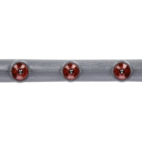 Hula Hop masujący HMS HHP005 szaro-żółty 85 cm z magnesami Hula Hop masujący HMS HHP005 szaro-żółty 85 cm z magnesami