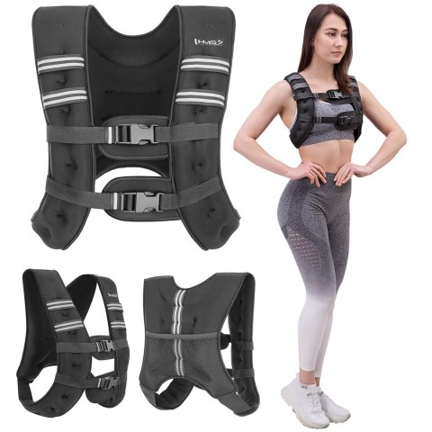 Kamizelka treningowa z obciążeniem 5kg neoprenowa HMS KTO05 Kamizelka treningowa z obciążeniem 5kg neoprenowa HMS KTO05