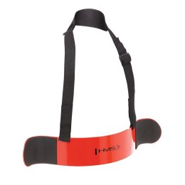 Przyrząd do ćwiczenia mięśni bicepsów-Arm blaster czerwony HMS ABX02
