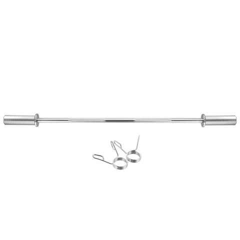 Gryf prosty olimpijski 7,9kg/1200mm + zaciski sprężynowe HMS GOP120 Gryf prosty olimpijski 7,9kg/1200mm + zaciski sprężynowe HMS GOP120