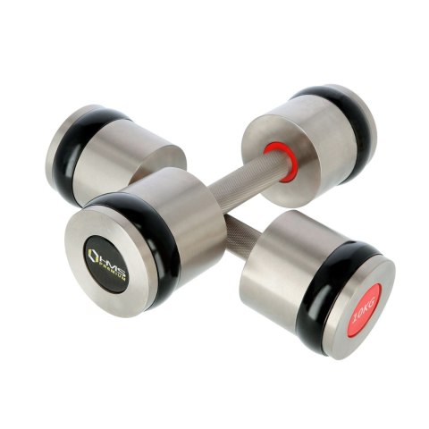 Hantle chromowane 2x10kg silikonowe elementy HMS HH10 Hantle chromowane 2x10kg silikonowe elementy HMS HH10