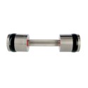Hantle chromowane 2x6kg silikonowe elementy HMS HH06