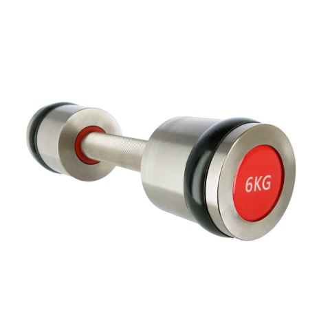 Hantle chromowane 2x6kg silikonowe elementy HMS HH06 Hantle chromowane 2x6kg silikonowe elementy HMS HH06