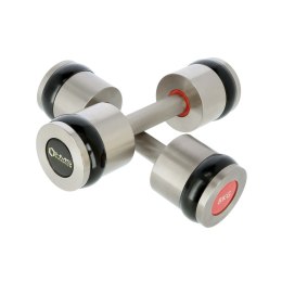 Hantle chromowane 2x8kg silikonowe elementy HMS HH08