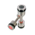 Hantle chromowane 2x8kg silikonowe elementy HMS HH08