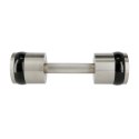 Hantle chromowane 2x8kg silikonowe elementy HMS HH08