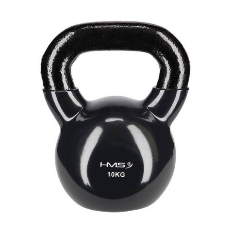 Kettlebell winylowy 10 kg czarny HMS KNV10 Kettlebell winylowy 10 kg czarny HMS KNV10
