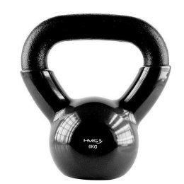 Kettlebell winylowy 6 kg czarny HMS KNV06