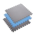 Mata puzzle Multipack One Fitness MP10 niebiesko-szare 9 elementów 10 mm
