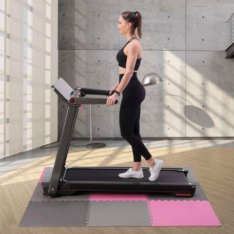 Mata puzzle Multipack One Fitness MP10 różowo-szare 9 elementów 10 mm Mata puzzle Multipack One Fitness MP10 różowo-szare 9 elementów 10 mm