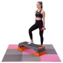 Mata puzzle Multipack One Fitness MP10 różowo-szare 9 elementów 10 mm