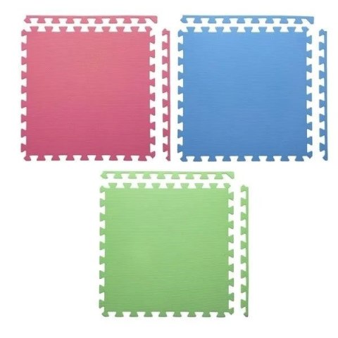 Mata puzzle Multipack One Fitness MP10 zielono-niebiesko-czerwone 9 elementów 10 mm Mata puzzle Multipack One Fitness MP10 zielono-niebiesko-czerwone 9 elementów 10 mm