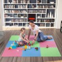 Mata puzzle Multipack One Fitness MP10 zielono-niebiesko-czerwone 9 elementów 10 mm