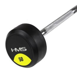 Sztanga/Gryf stały gumowany 50 kg HMS GSG50