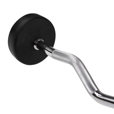 Sztanga/Gryf stały gumowany łamany 40 kg HMS GSL40 Sztanga/Gryf stały gumowany łamany 40 kg HMS GSL40