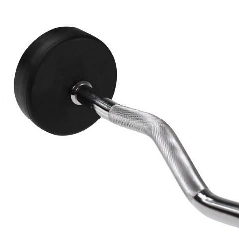 Sztanga/Gryf stały gumowany łamany 50 kg HMS GSL50 Sztanga/Gryf stały gumowany łamany 50 kg HMS GSL50