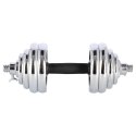 Sztangielki-Sztanga w walizce 2w1 SGP30 HMS 2x15 kg