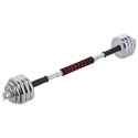 Sztangielki-Sztanga w walizce 2w1 SGP30 HMS 2x15 kg