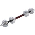 Sztangielki-Sztanga w walizce 2w1 SGP30 HMS 2x15 kg