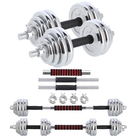 Sztangielki-Sztanga w walizce 2w1 SGP30 HMS 2x15 kg Sztangielki-Sztanga w walizce 2w1 SGP30 HMS 2x15 kg