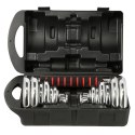 Sztangielki w walizce HMS STC21 2x10kg chrom