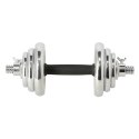 Sztangielki w walizce HMS STC21 2x10kg chrom