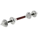 Sztangielki w walizce HMS STC21 2x10kg chrom