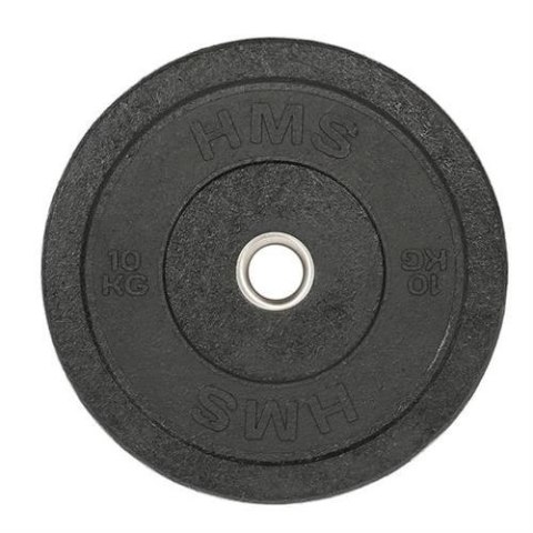 Talerz olimpijski Bumper 10 kg Czarny HMS CHTBR10 Talerz olimpijski Bumper 10 kg Czarny HMS CHTBR10