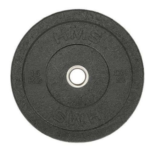 Talerz olimpijski Bumper 15 kg Czarny HMS CHTBR15 Talerz olimpijski Bumper 15 kg Czarny HMS CHTBR15