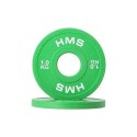 Talerz olimpijski Bumper 2x1kg Zielony HMS CBRS10