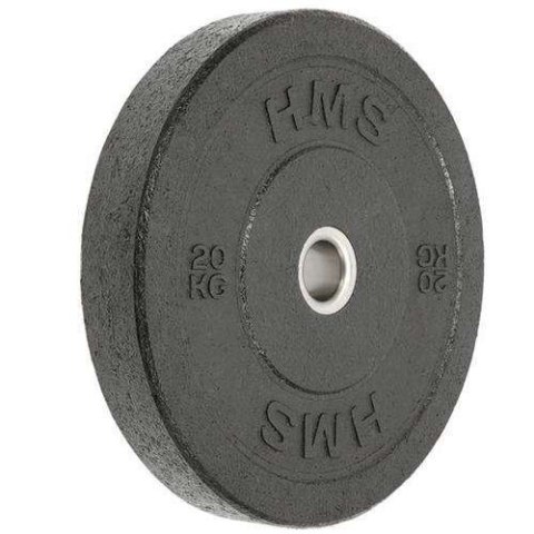 Talerz olimpijski Bumper 20 kg Czarny HMS CHTBR20 Talerz olimpijski Bumper 20 kg Czarny HMS CHTBR20