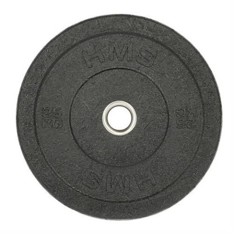 Talerz olimpijski Bumper 25 kg Czarny HMS CHTBR25 Talerz olimpijski Bumper 25 kg Czarny HMS CHTBR25
